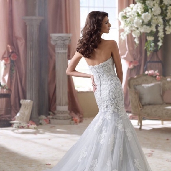 Stunning Wedding Dress - Fits like a true size 4. - Picture 2 of 9